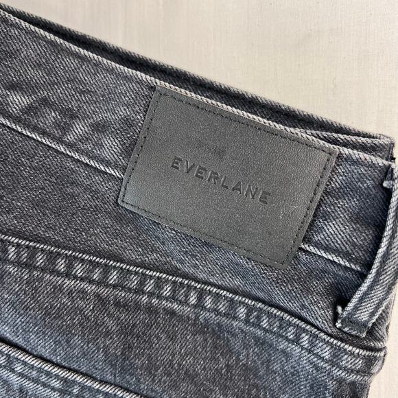 Everlane The Cheeky Jeans Women's Size 33 Black High Rise Button Fly - Picture 4 of 10